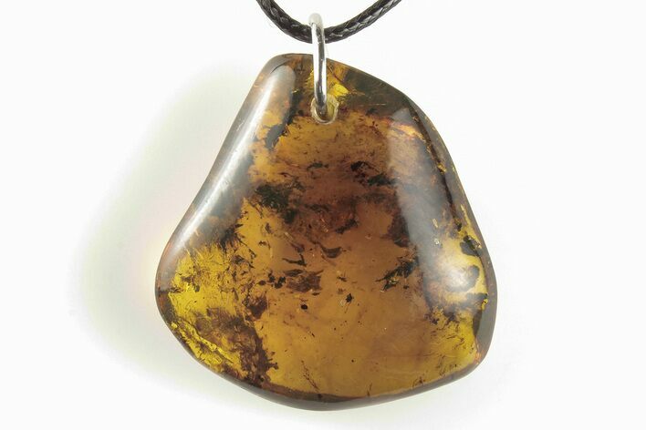 Polished Chiapas Amber ( grams) Necklace - Mexico #197969